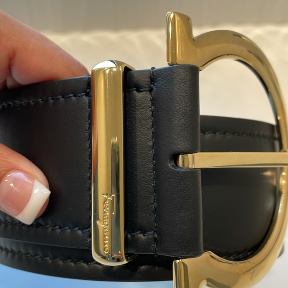 Ferragamo Wide Bulked Belt - Picture 2 of 4